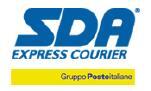 segnaletica stradale consegnata con SDA express Courier