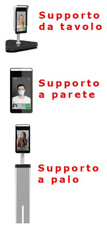 Termoscanner, supporti