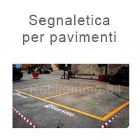 Segnaletica per pavimenti Roma